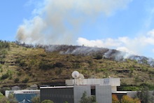 Wildfire on Waahila